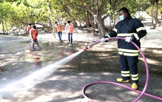 COVID19: Villimale disinfection underway