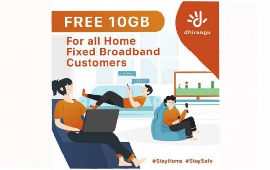 Dhiraagu offers free 10GB for Home Fixed Broadband