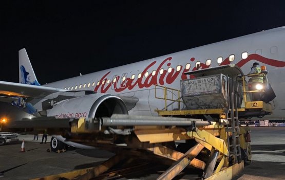Maldivian freighter arrives from Dubai with medical supplies
