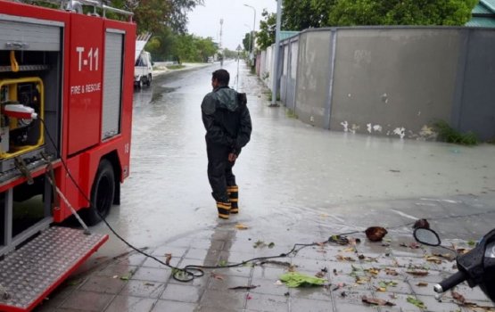 Heavy rain and flooding reported in Addu City