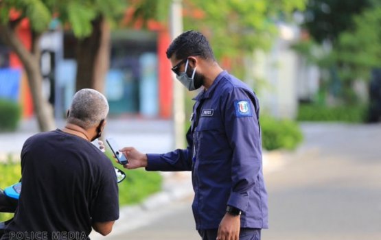 Police fines 155 individuals for lockdown violations yesterday 