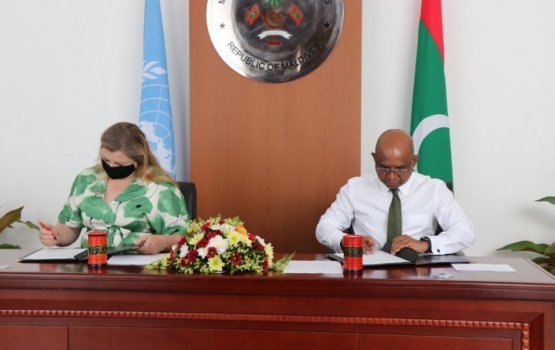 Maldives and UN signs two project agreements today