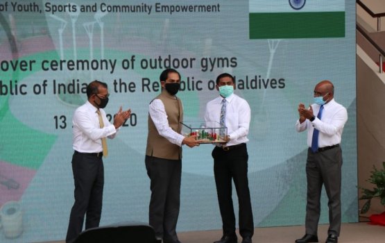 India hands over outdoor fitness equipment for 61 islands