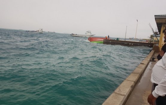 Cargo vessel accident near Thilafushi