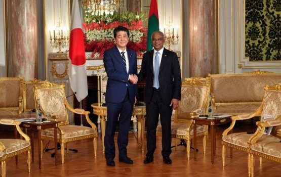 President thanks Japan for equipment worth MVR 43 million