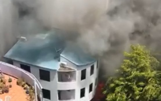 Another fire in Male' City; damages local shop