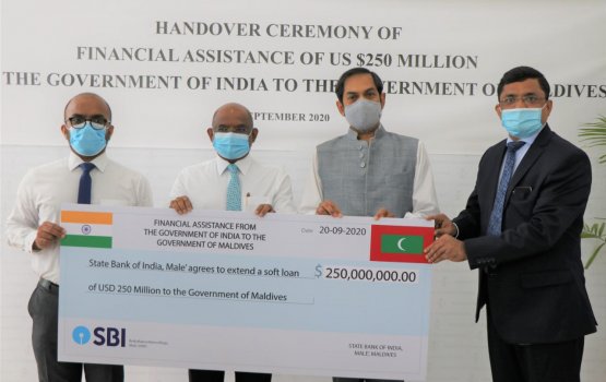 India hands over USD 250 million as financial assistance  