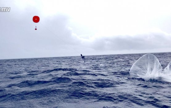 Another Google Balloon falls into Maldivian waters