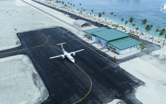 Test flight lands at Hoarafushi Airport