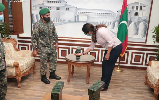 MNDF in automatic sanitizer machine eh ufahdhaifi