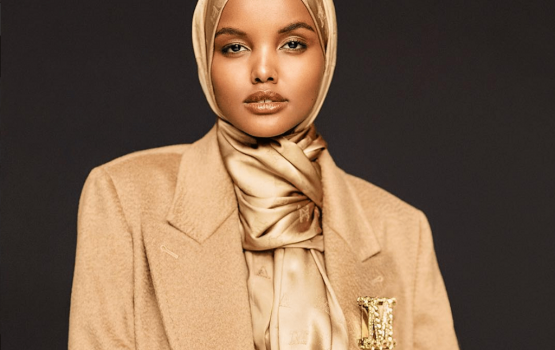 Muslim model Halima Aden, runway thah dhookollaifi