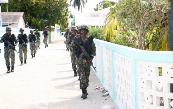 Male sarahahdhugai MNDF in haassa askaree thamreeneh baahvanee