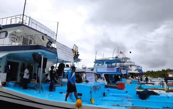 Fishermen protest at Felivaru
