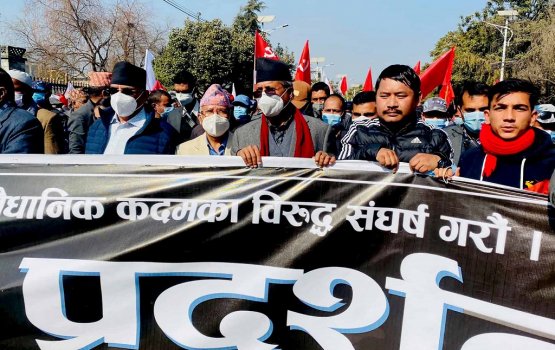 Nepal: Boduvazeera dhekolhah rayyithun bodu muzahara ah nikumejje