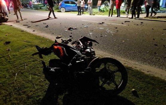 Accident in Fuvahmulah City injures two