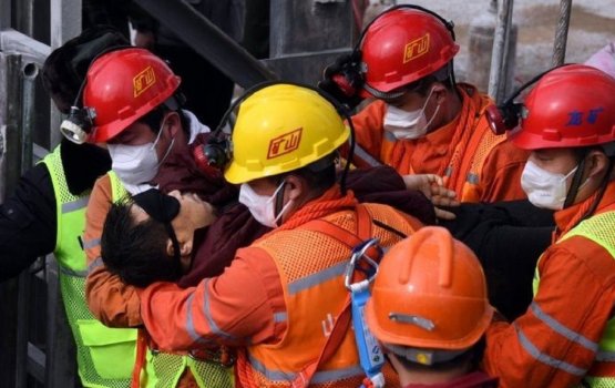 China: Mine inn rescue team ah message dhinee holheegai thalhaigen