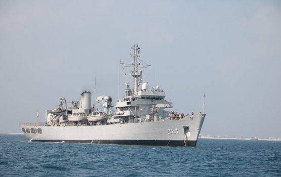 Hydrographic survey ah Indian Navy Ship 'Dharshak