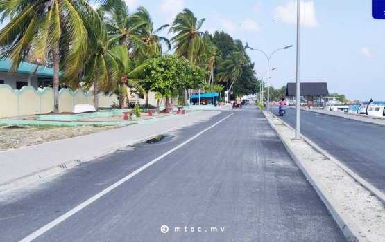 Eydhafushi roads project nears completion