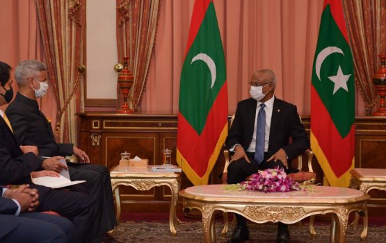 President Solih meets Indian External Affairs Minister