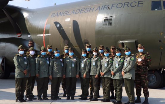 Bangladeshi medical team arrives to help with COVID vaccination