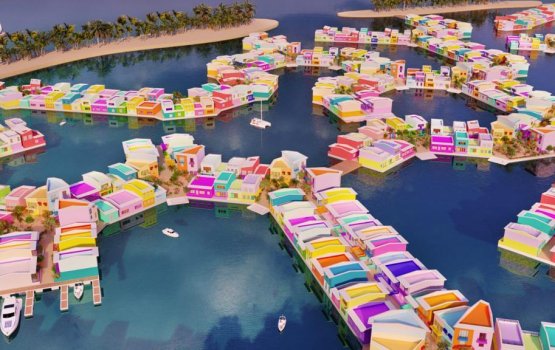 Raees Nasheed verikamugaި kuran ulhe nuvi, Floating city concept alun fasfaifi