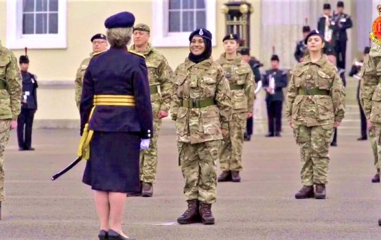 UK ah dhiya officer cadet Best International Student Award hoadhaifi