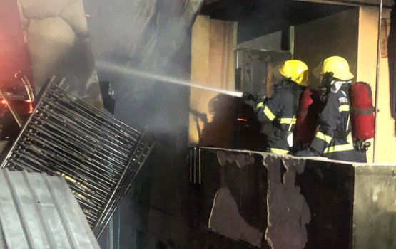 Fire at a Mahchangoalhi house displaces 5 families