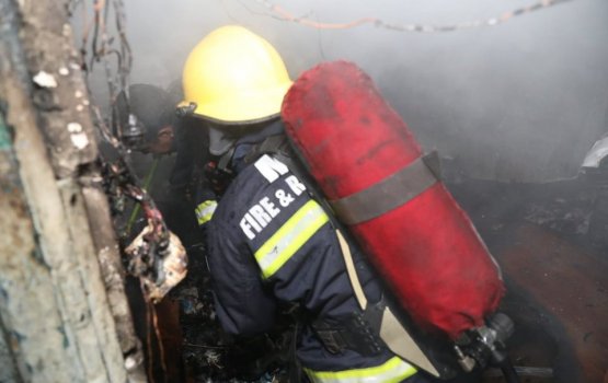 Gas cylinder explosion in Male' injures two