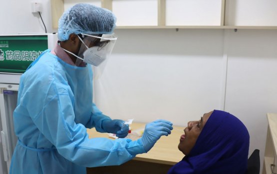 COVID cases edge higher, most from Male'