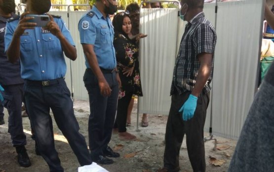 Police search a house in Dhagethi in relation to murder