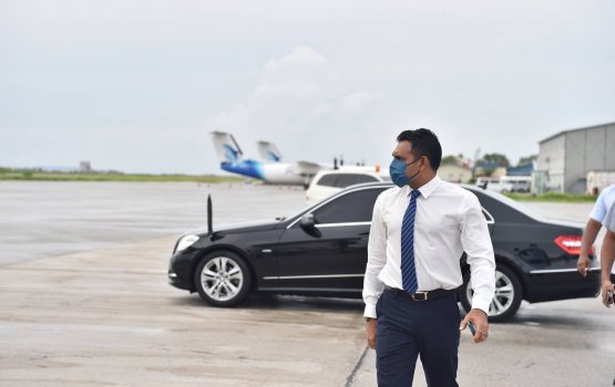 VP departs on 4-day trip to Fuvahmulah city and Addu City