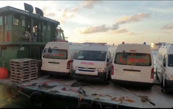 Ambulance hifaigen 20 rashah dhaa boat furaifi