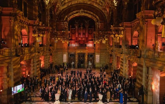 President attends reception hosted by UK Prime Minister 