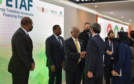 COP26: President attends the launching of ETAF by IRENA 