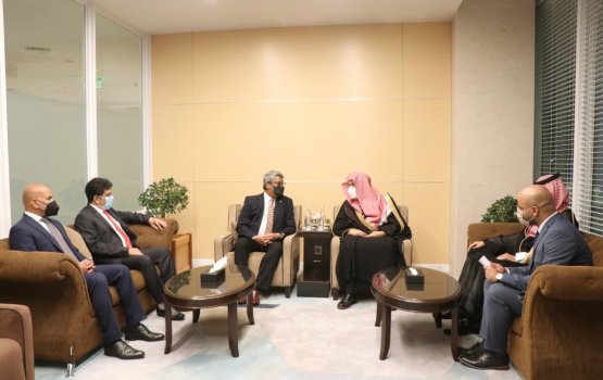 Sec Gen of the Muslim World League arrives in the Maldives