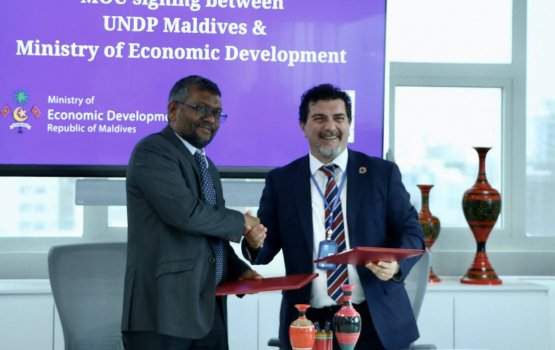 Maldives signs an MOU with UNDP for technical assistance