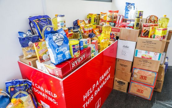 BML staff donate essential food supplies to vulnerable families 