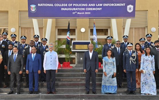 President Solih inaugurates the Police Academy in Addu City 