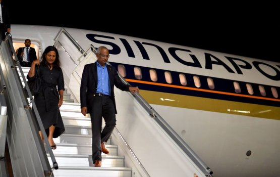 First Couple returns home after unofficial trip to Singapore