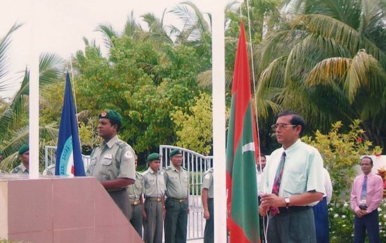 Dhaulathakeh gina dhuvahu hidhumaiy kurehvvi Mohamed Jaleelge aailaa'ah raeesge thauziyaa