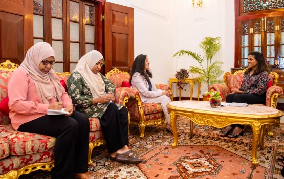First Lady meets WHO Representative to the Maldives