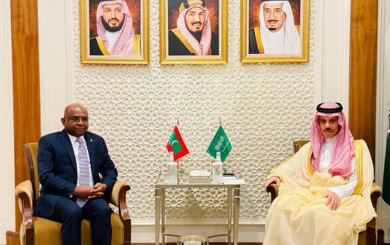 Minister Shahid meets his Saudi counterpart 