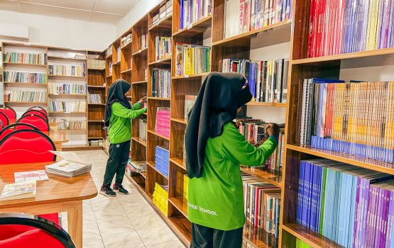 Commiunity fund: Bilehfahi school library tharahgee kohffi