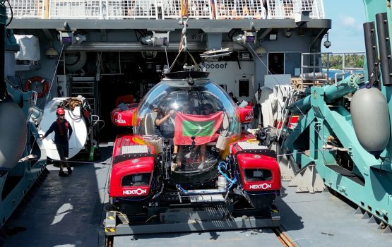 Maldivians make history with maiden dive in to the 'uncharted' 