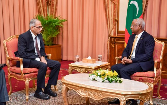 President Solih meets Indian Foreign Secretary