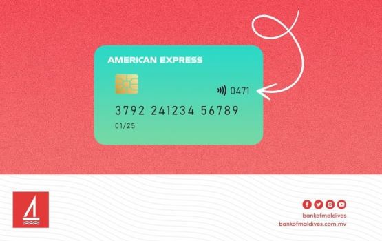 American Express card ge security code akee 4 akuruge code eh: BML