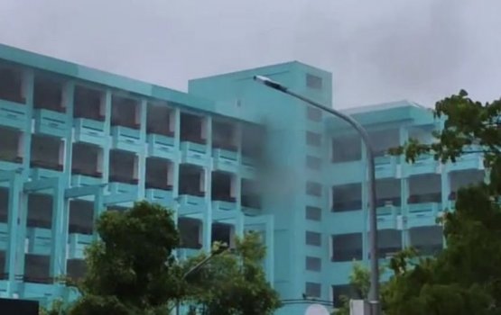 A fire reported at Rehendi School in Hulhumale
