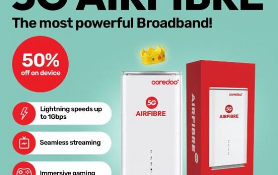 5G AirFibre connection aeku router in 50 percent discount