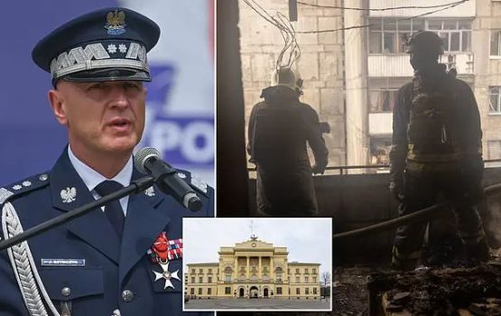 Ukraine in dhin grenade launcher akun Poland police chief zaham vehjje
