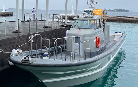 Japan in MNDF coast guard ah oil boom vessel eh hadiyaakoffi 